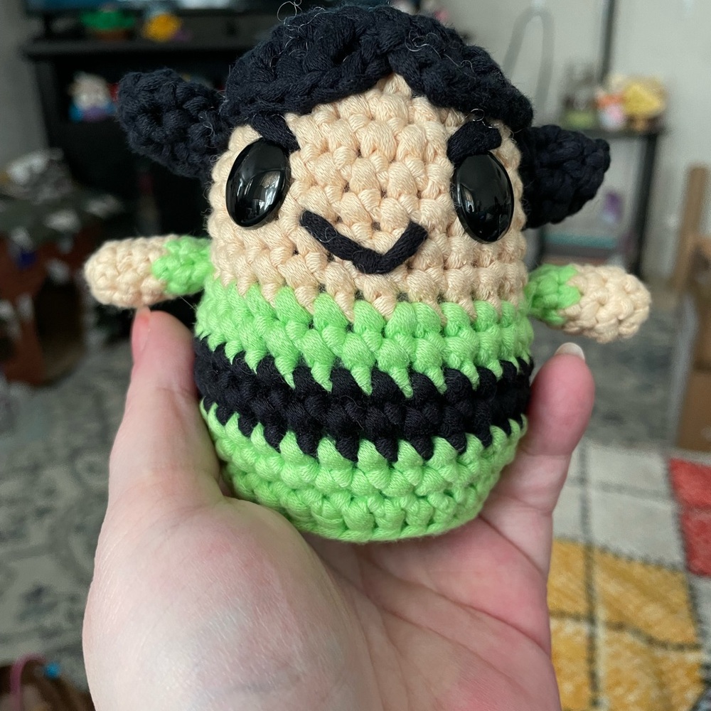 Buttercup of the Power Puff Girls! (Woobles pattern)